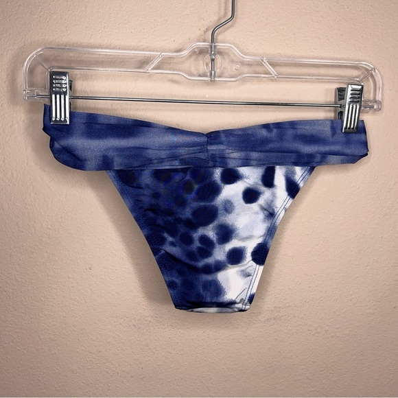 New Small Despi Blue Swim Bottom NWT Abstract Gem Silver Accent Boho Bohemian - Picture 11 of 11